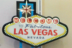 Flashing Las Vegas Sign