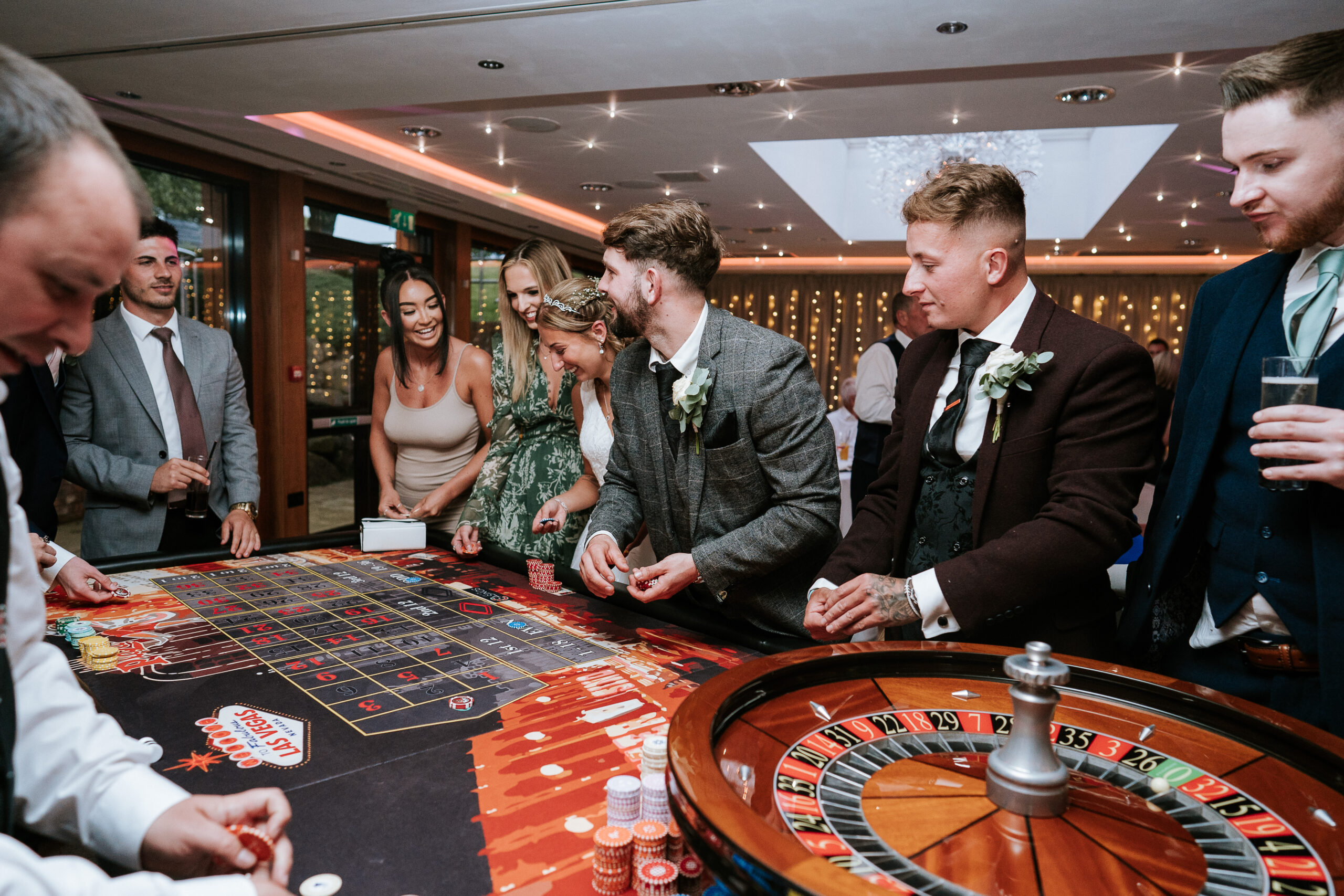 A wedding party at the tables – GB Fun Casinos